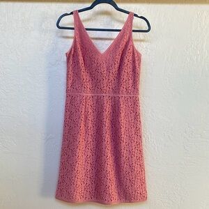 Ann Taylor Floral Lace Dress